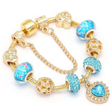 European Style Heart Charm Bracelets & Bangles