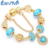 European Style Heart Charm Bracelets & Bangles