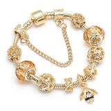 European Style Heart Charm Bracelets & Bangles