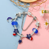 Starry Sky Charms Bracelet Snake Chain DIY Jewelry