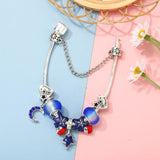 Starry Sky Charms Bracelet Snake Chain DIY Jewelry