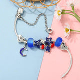 Starry Sky Charms Bracelet Snake Chain DIY Jewelry