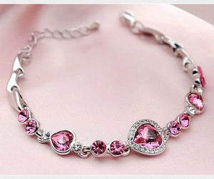 Crystal Charm Hand Chain Bracelet for Women