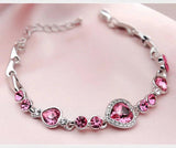 Crystal Charm Hand Chain Bracelet for Women