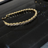 Classic Zircon Charm Bracelet for Women Crystal Stone Party Chain Bracelet
