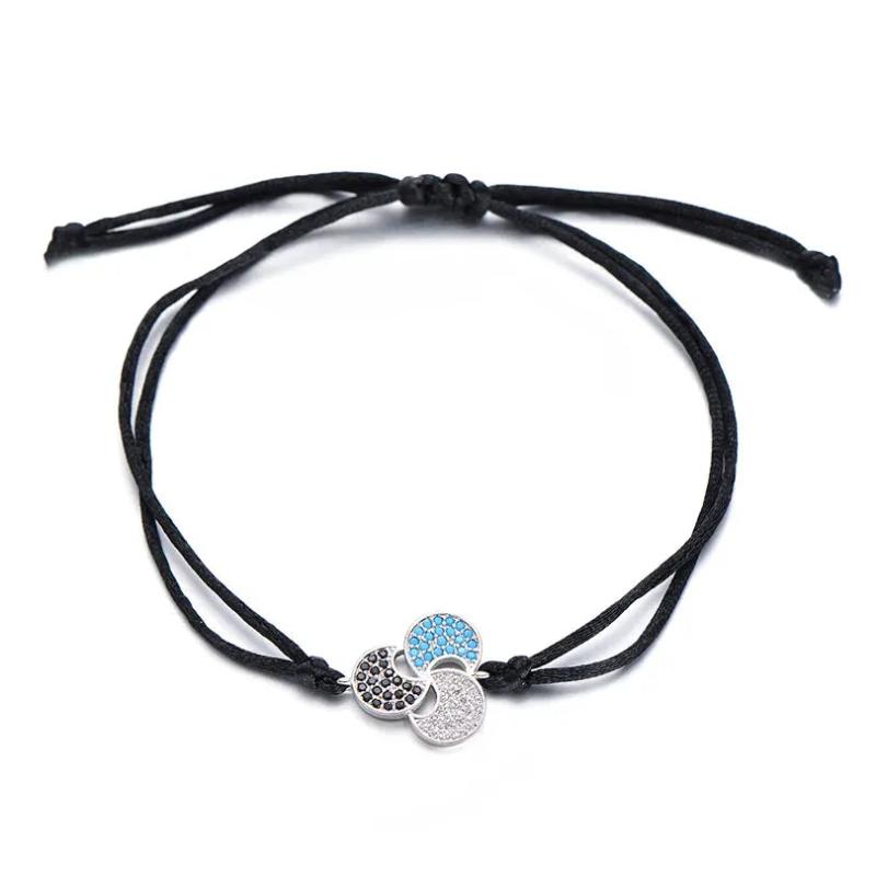 Colorful Zircon Windmill Charms Bracelet for Girls