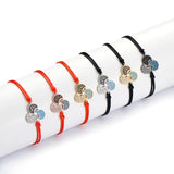 Colorful Zircon Windmill Charms Bracelet for Girls