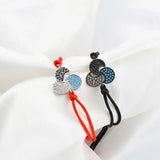 Colorful Zircon Windmill Charms Bracelet for Girls