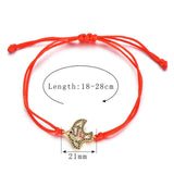 Colorful Zircon Peace Pigeon Charm Bracelet