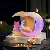 Crescent Moon Cat Resin Silicone Mold for Jewelry Making