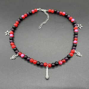 TV Girl Lover's Matching Necklace & Bracelet Set