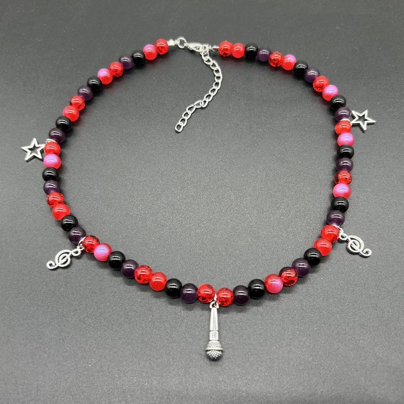 TV Girl Lover's Matching Necklace & Bracelet Set