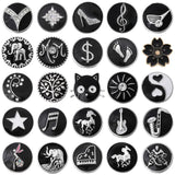 6pcs/lot Snap Jewelry Drip Mom Cat Tree Elephant 18mm Snap Button DIY Bracelet