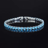 Micro-inlaid Zircon Tennis Bracelet Men Women Bracelet Homme
