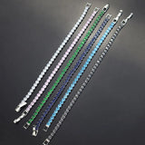 Micro-inlaid Zircon Tennis Bracelet Men Women Bracelet Homme