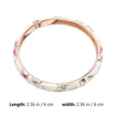 Ethnic Style Cloisonne Bangle Women Bracelet Hand Decor