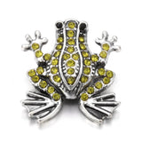 5pcs Owl Skull Flower 18mm Snap Buttons for Leather Bracelet
