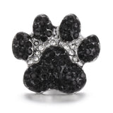 5pcs Owl Skull Flower 18mm Snap Buttons for Leather Bracelet