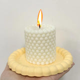 Non-stick Bubble Cylinder Silicone Candle Mold DIY Home Ornament Making