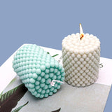 Non-stick Bubble Cylinder Silicone Candle Mold DIY Home Ornament Making