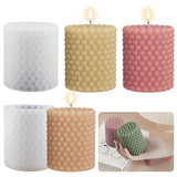 Non-stick Bubble Cylinder Silicone Candle Mold DIY Home Ornament Making