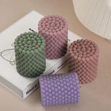 Non-stick Bubble Cylinder Silicone Candle Mold DIY Home Ornament Making