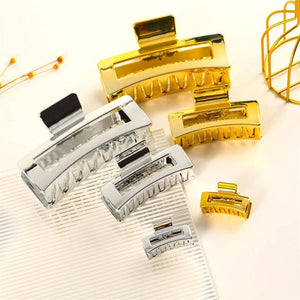 Unbreakable Girl Crab Hair Claws Silver Hair Accessories for Women