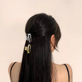 Unbreakable Girl Crab Hair Claws Silver Hair Accessories for Women