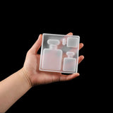 Silicone Mold Keychain for Perfume Bottle Epoxy Resin Crafts