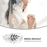 Adjustable Leaf Armband Bracelet Womens Armlet