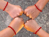 7 Knots Red String Bracelets Lucky Amulet Friendship Braid Rope Wristband