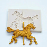 Carousel Silicone Mold Kitchen Resin Baking Tool DIY Pastry Cake Fondant Moulds