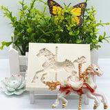 Carousel Silicone Mold Kitchen Resin Baking Tool DIY Pastry Cake Fondant Moulds