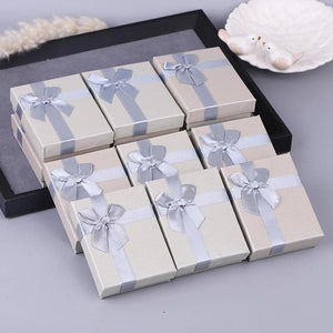 12pcs/lot Custom Jewelry Packaging Box Earrings Ring Necklace Gift Wedding