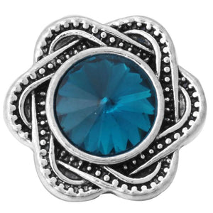 6pcs/lot 18mm Snap Jewelry Button Round Metal Fit Snap Button Bracelet