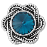 6pcs/lot 18mm Snap Jewelry Button Round Metal Fit Snap Button Bracelet