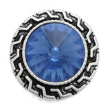 6pcs/lot 18mm Snap Jewelry Button Round Metal Fit Snap Button Bracelet