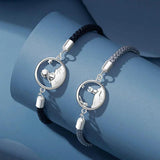 2PCS Prince and Fox Couples Bracelet Student Bangle Boyfriend Gift