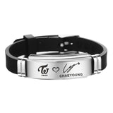 South Korea Twice Silicone Wristband Bangle Banquet Jewelry