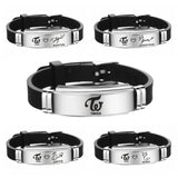 South Korea Twice Silicone Wristband Bangle Banquet Jewelry