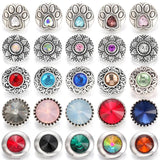 10pcs 12mm Snap Jewelry Round Diy Metal Snap Buttons