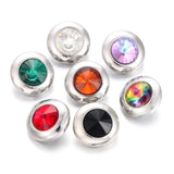 10pcs 12mm Snap Jewelry Round Diy Metal Snap Buttons