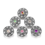 10pcs 12mm Snap Jewelry Round Diy Metal Snap Buttons