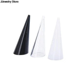 Acrylic Finger Cone Ring Holder Jewelry Organizer
