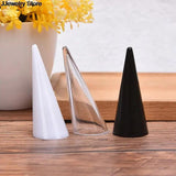 Acrylic Finger Cone Ring Holder Jewelry Organizer