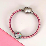 Unicorn Charms Bracelet DIY Beads Jewelry Making Kit Gift