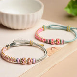 DIY Hand-woven Beaded Pendant Bracelets Lucky Bangl