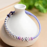 DIY Hand-woven Beaded Pendant Bracelets Lucky Bangl