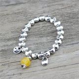 Adjustable Beads Water Drop Heart Bracelet Resin Candy
