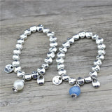 Adjustable Beads Water Drop Heart Bracelet Resin Candy